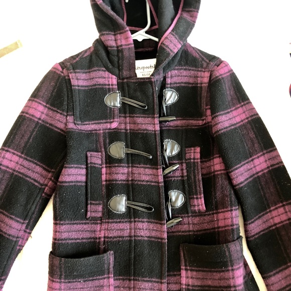 Aeropostale Black and Purple Winter Coat - Picture 2 of 4